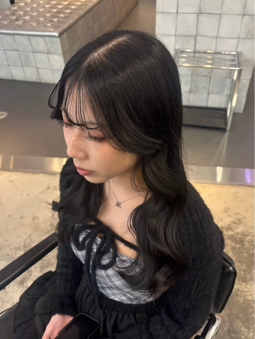 ロング カラー 韓国風ヘア ヘアセット レイヤー sala 推しカラー職人🎀のヘアスタイル