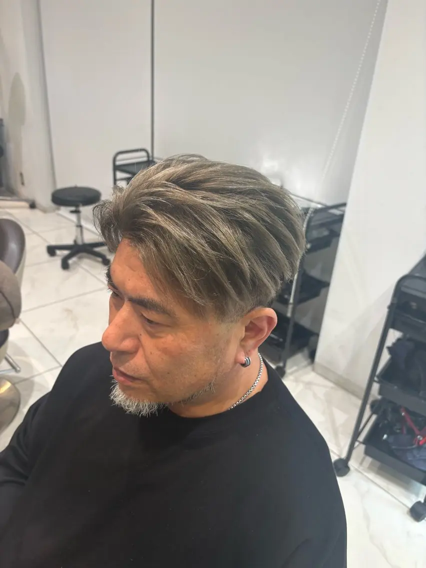 カラー メンズ keany錦糸町 ハセベユウのヘアスタイル