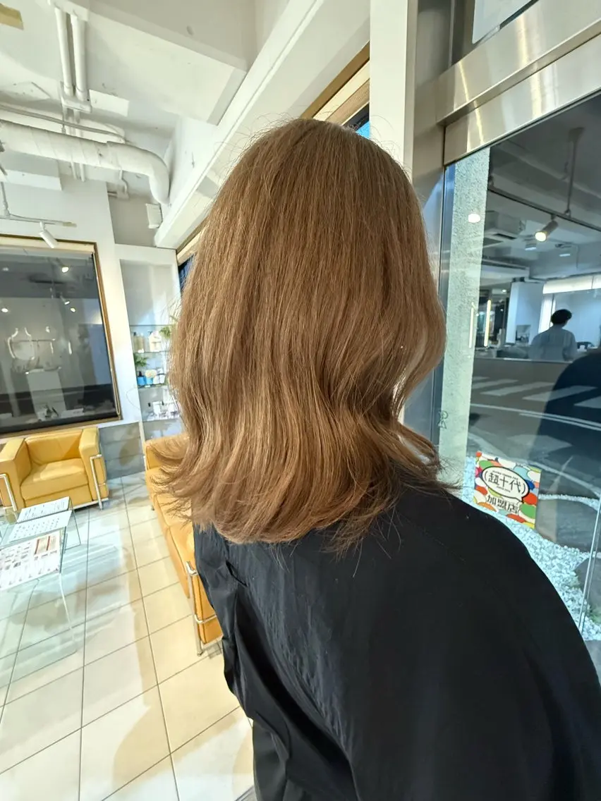 ミディアム カット ヘアカラー 髪質改善/艶髪/大竹 穂香🦉のヘアスタイル