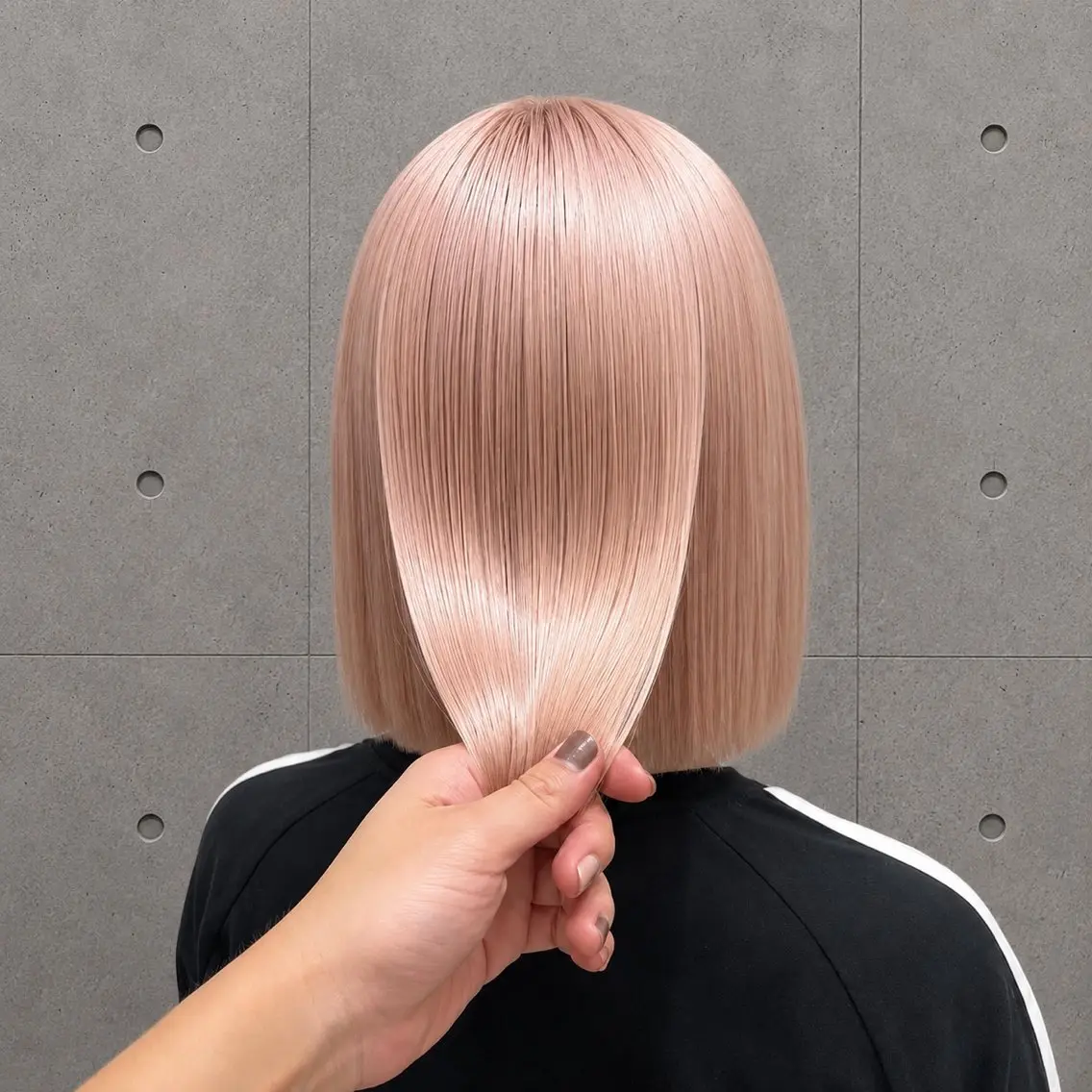 ショート カラー ブリーチ ケアブリーチ ハイトーンカラー ピンクカラー ホワイトピンク ヘアカラー トリートメント ヘアセット ✨ブリーチ支持No1 複雑履歴修正/舘岡のヘアスタイル