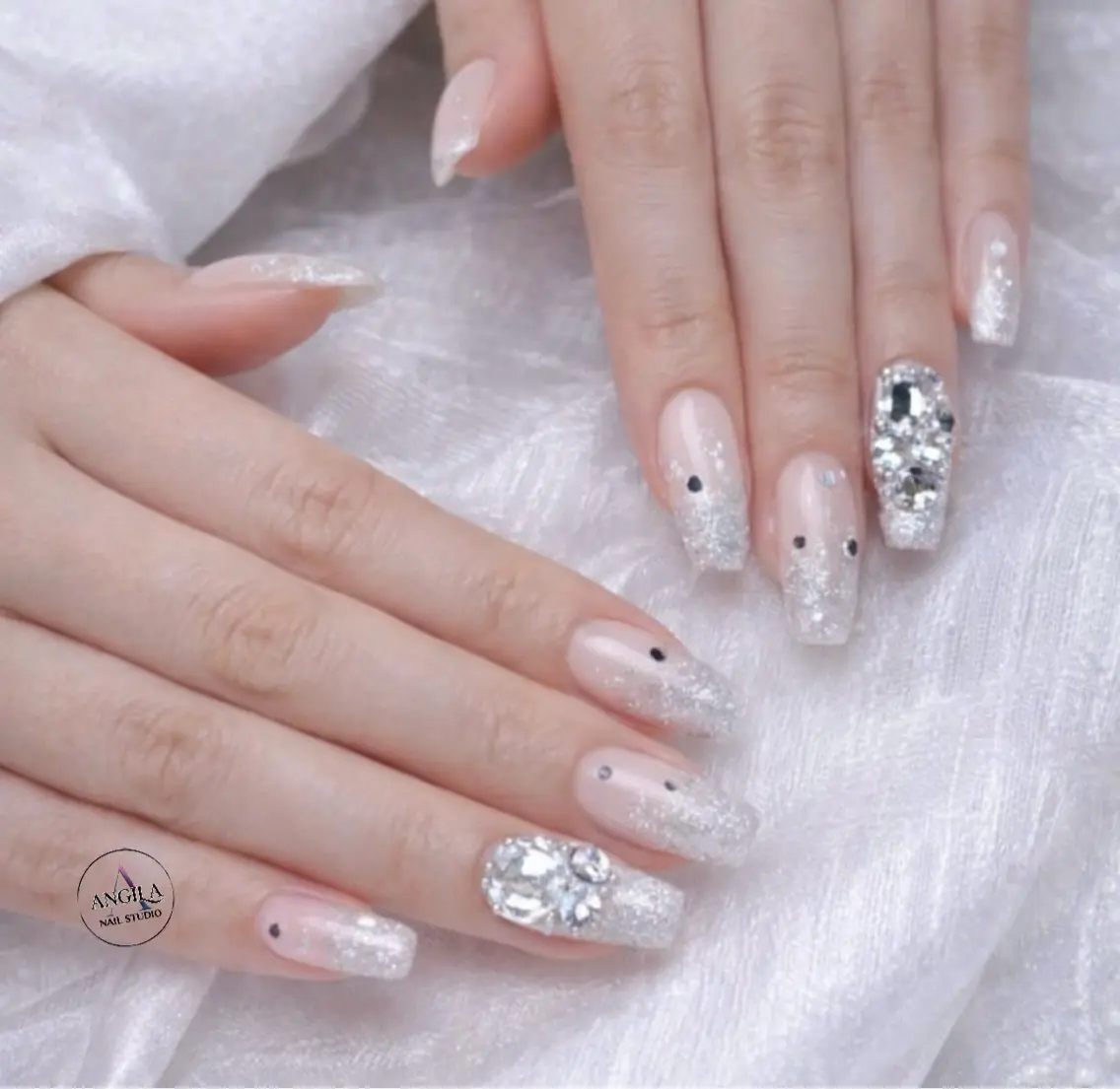 ネイル ANGILA ネイル¨̮S*Y*Kのネイルデザイン