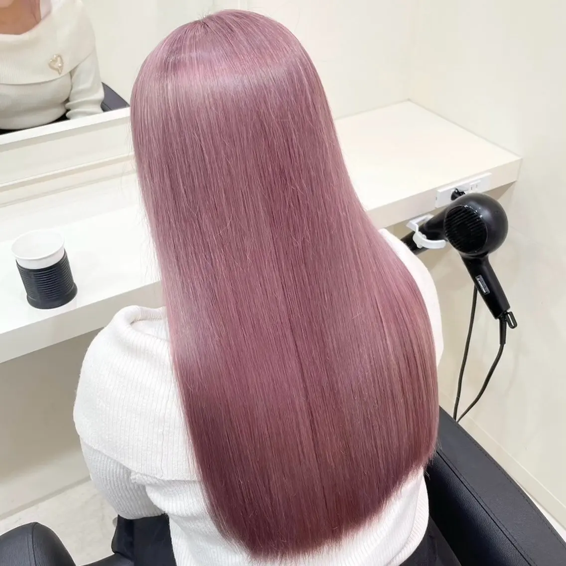 ミディアム カラー 🎀🧁ダメージレス 艶髪カラー🧁🎀のヘアスタイル