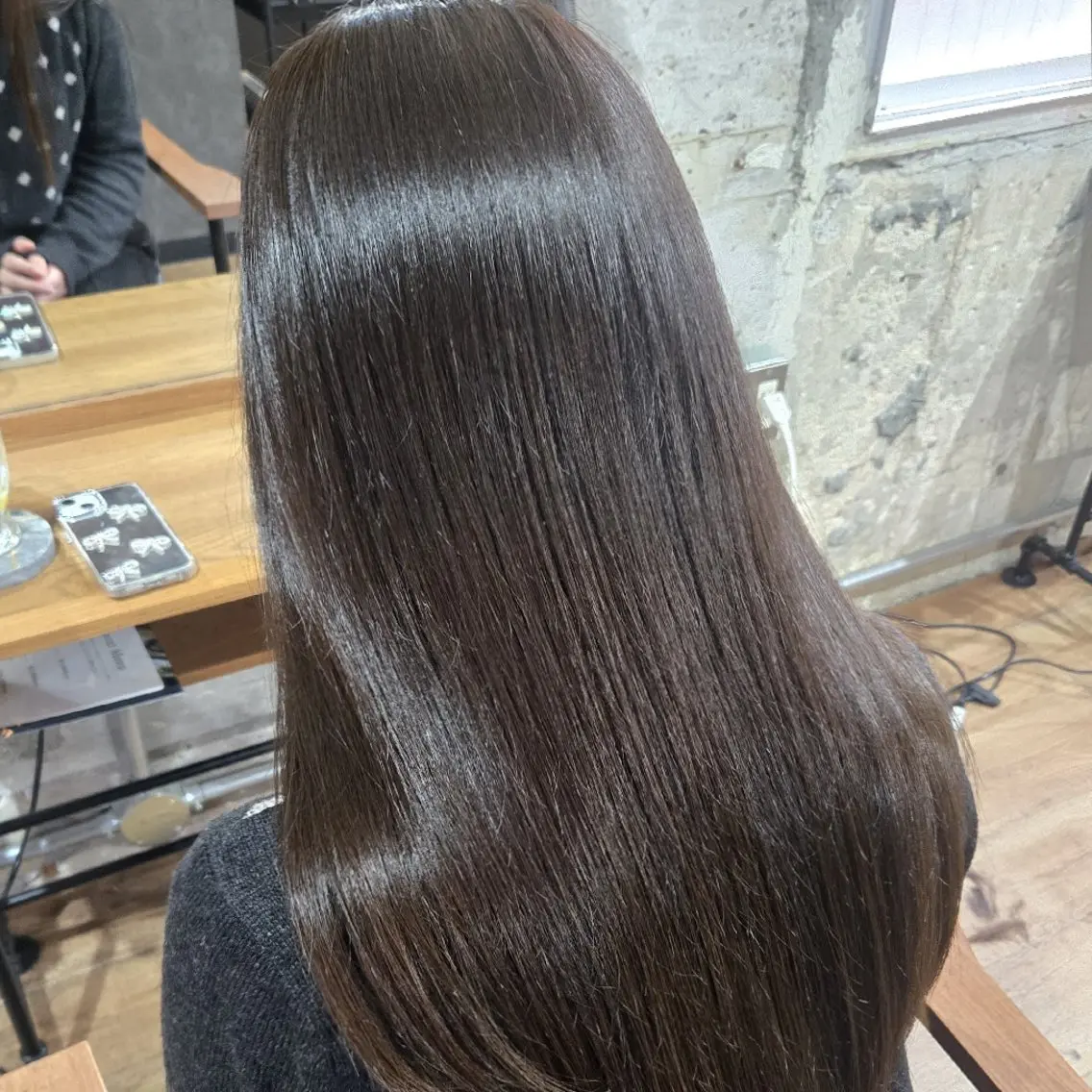 カラー 艶髪縮毛矯正×透明感 カラー◎mikuのヘアスタイル