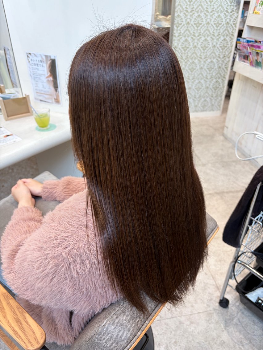 ロング カラー ヘアカラー 志村 梨帆のヘアスタイル