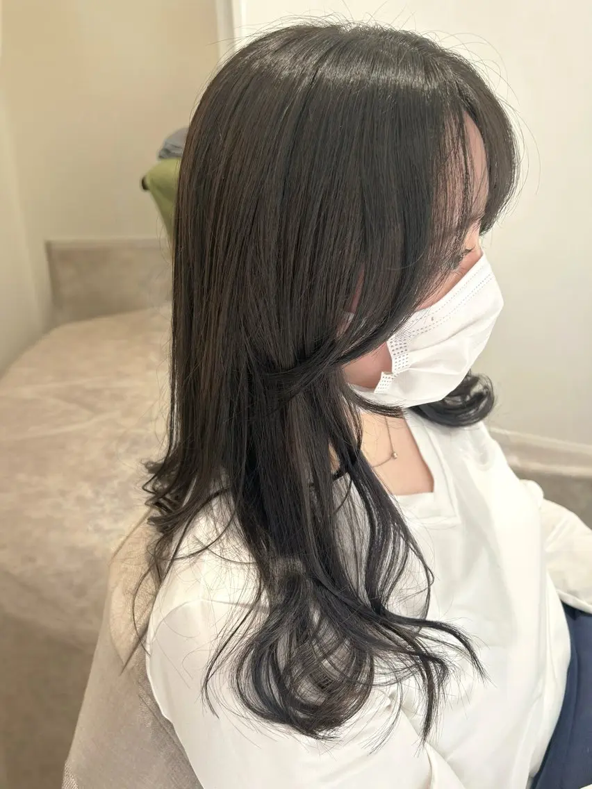 ロング ロング 山田 守のヘアスタイル