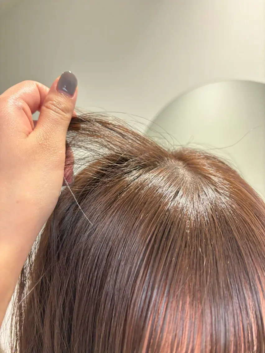 ロング カラー まろやかベージュ🤎 艶カラー🔔リンのヘアスタイル