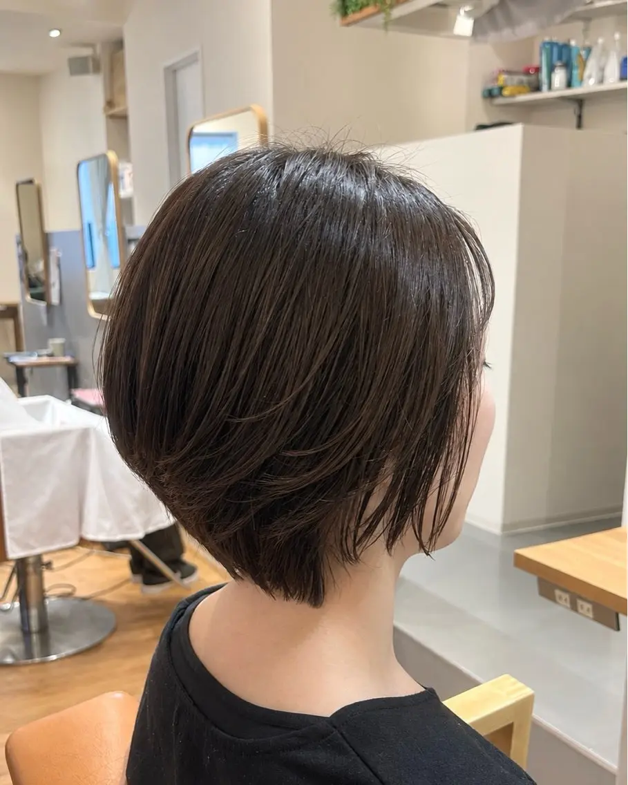 ショート ショートヘア カット ヘアカラー 櫻井 優希のヘアスタイル