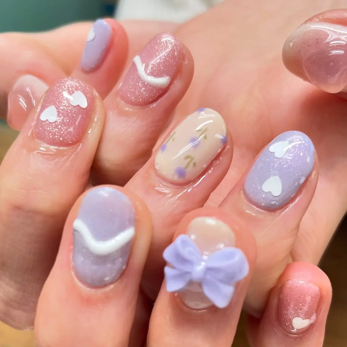 ネイル ハンドネイル posa nail モエミのネイルデザイン