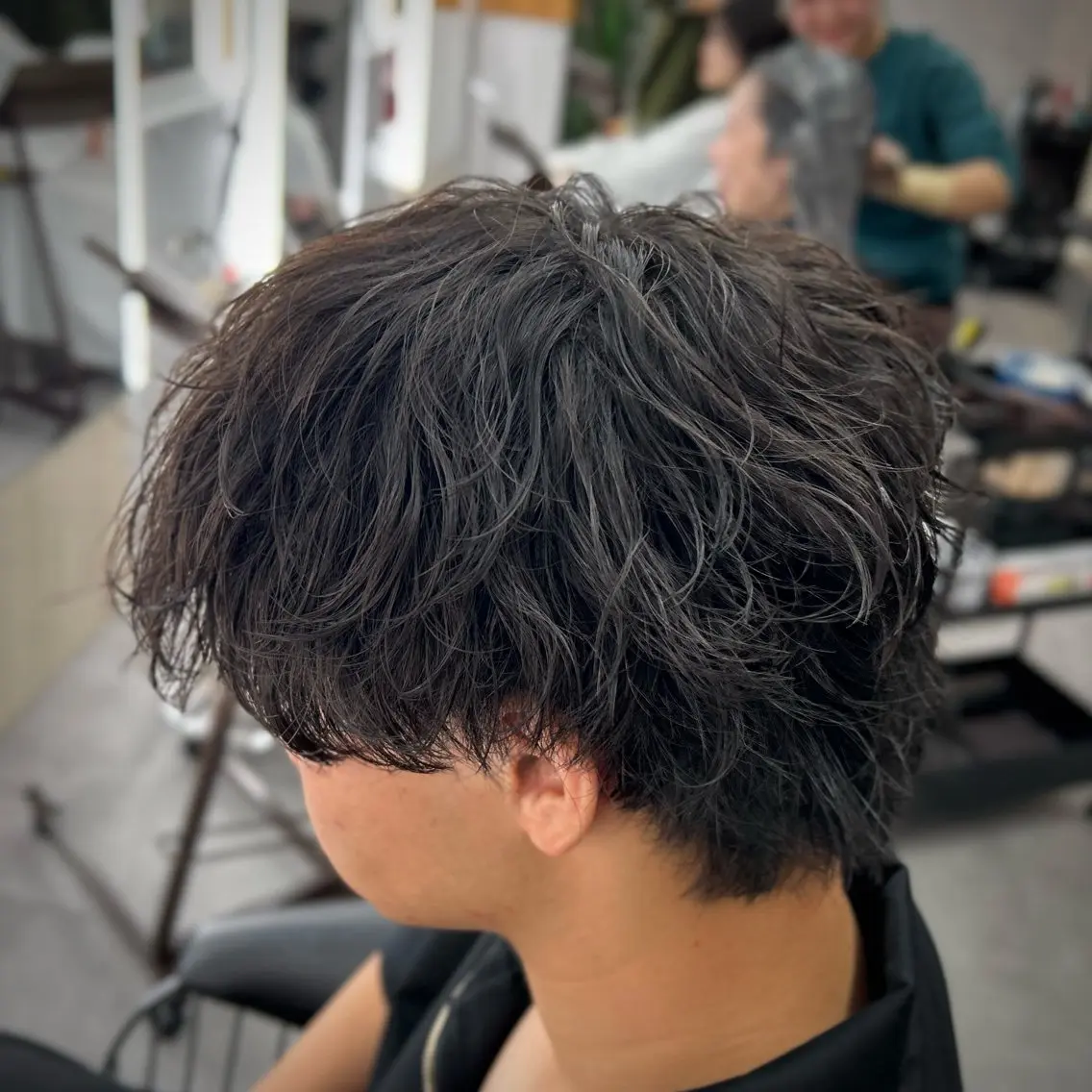 パーマ メンズ カット パーマ 🇰🇷シャドウパー マ🇰🇷韓国/威吹のヘアスタイル