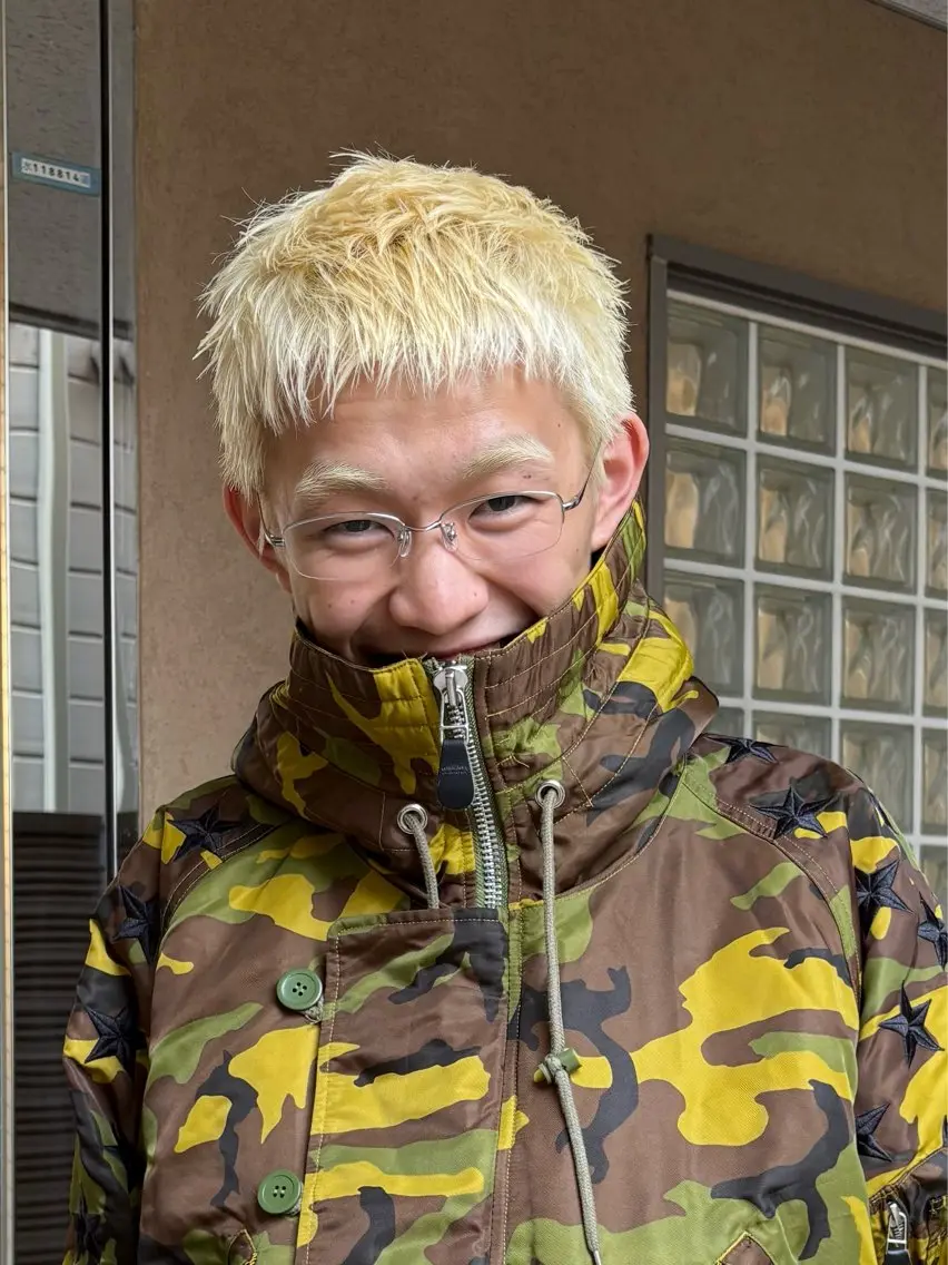 【Mens】 カット+ケアブリーチ+カラーの写真