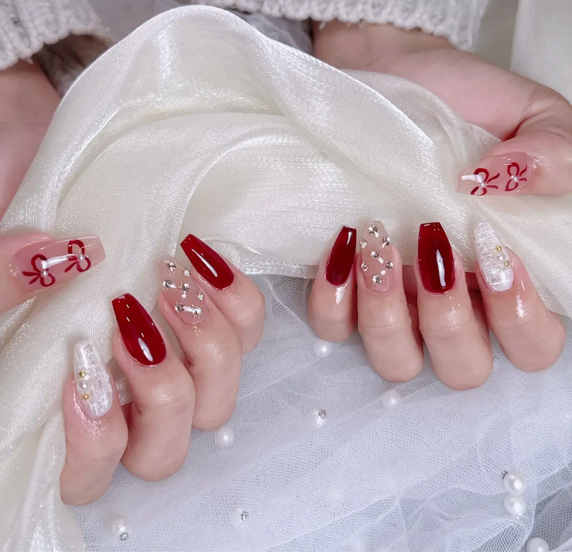 ネイル ハンドネイル ハンドケア 🎀も ものネイルデザイン