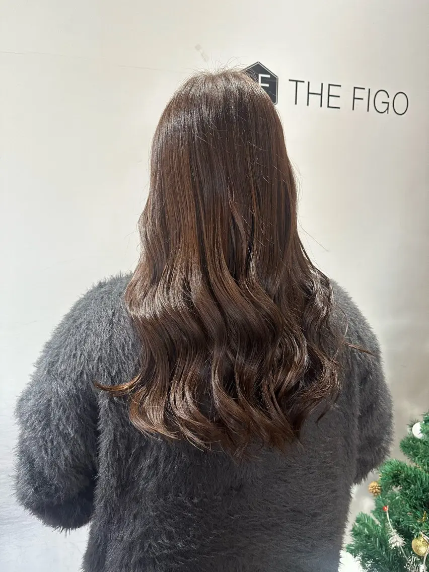 ロング カラー カット ヘアカラー トリートメント いまじゅく あおいのヘアスタイル