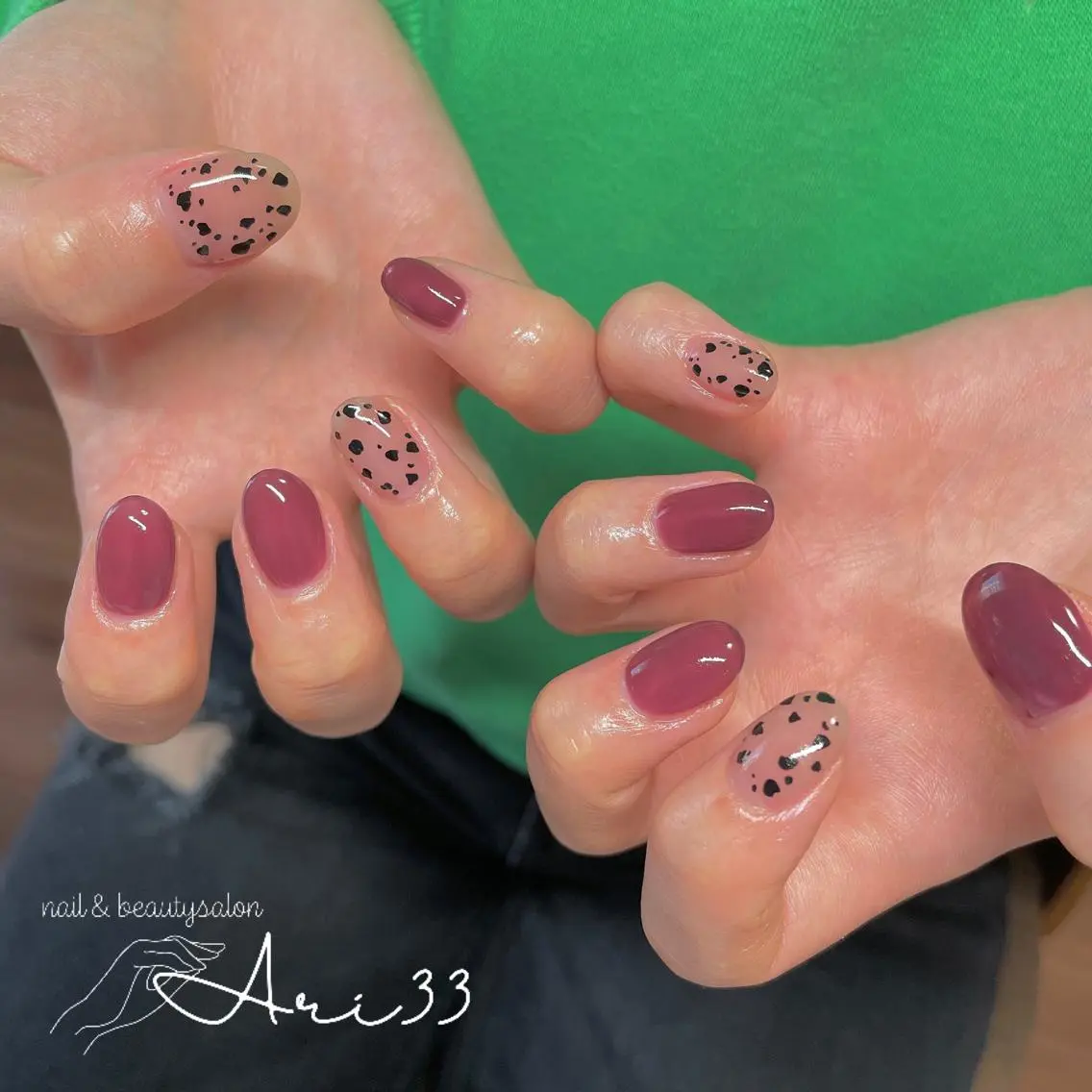 ネイル ハンドネイル プライベートサロン Ari33nailのネイルデザイン