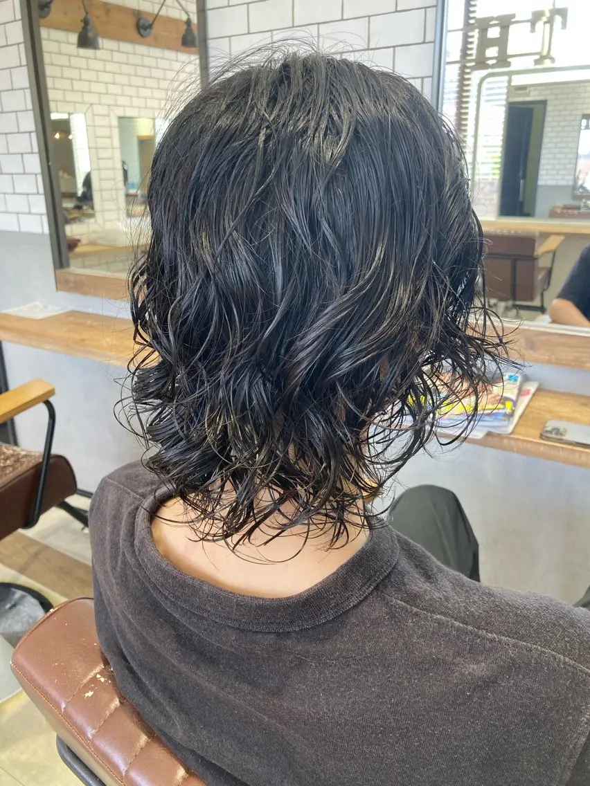 men'sスパイラルパーマの写真