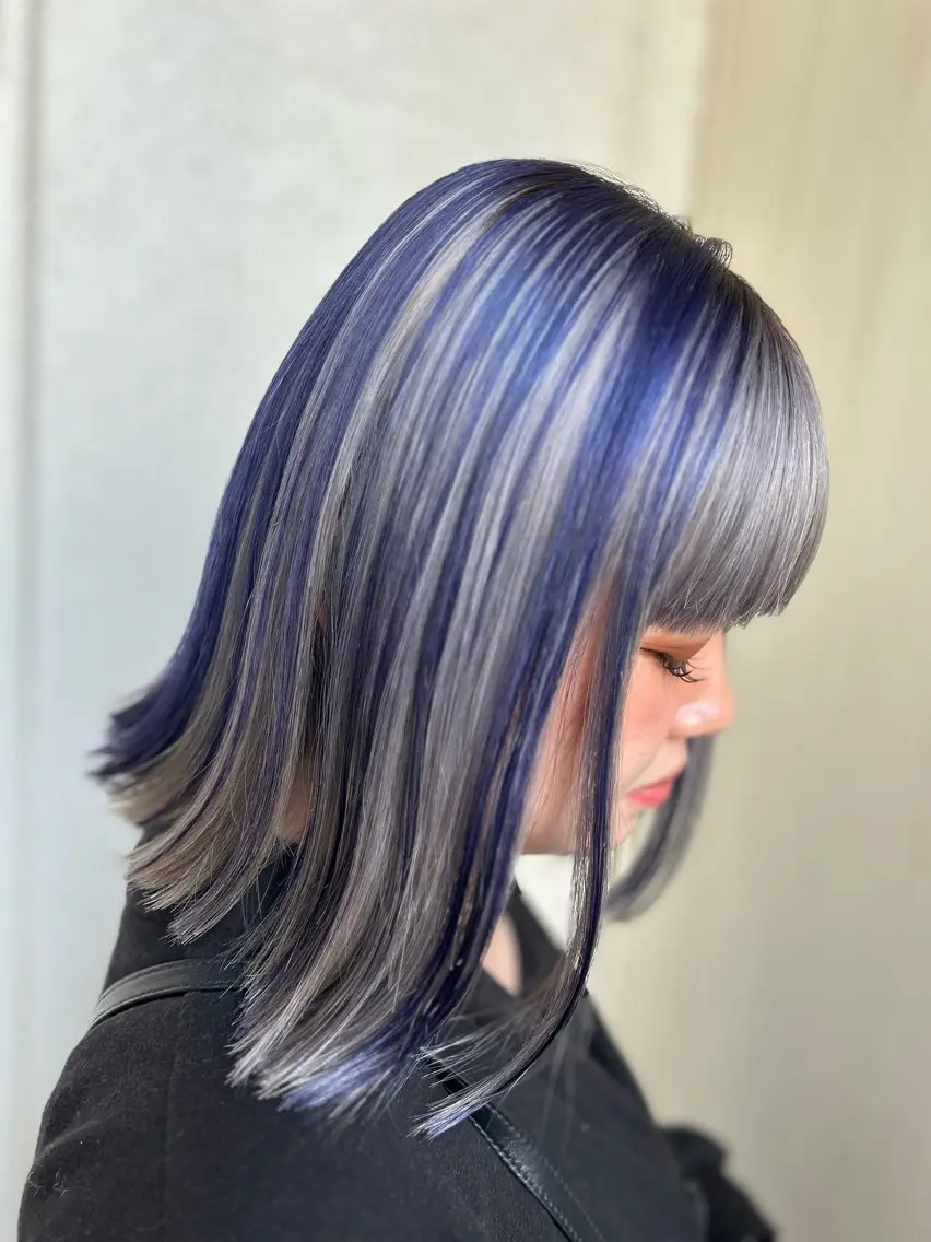 ミディアム 園田 彩音のヘアスタイル