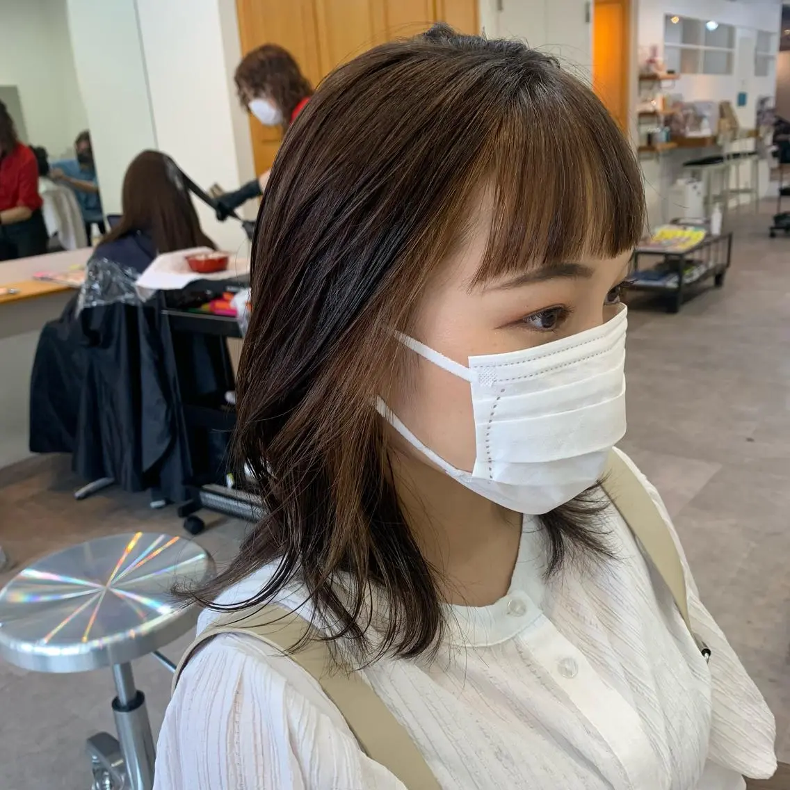 ミディアム カラー AR.MARA サトウヒカルのヘアスタイル