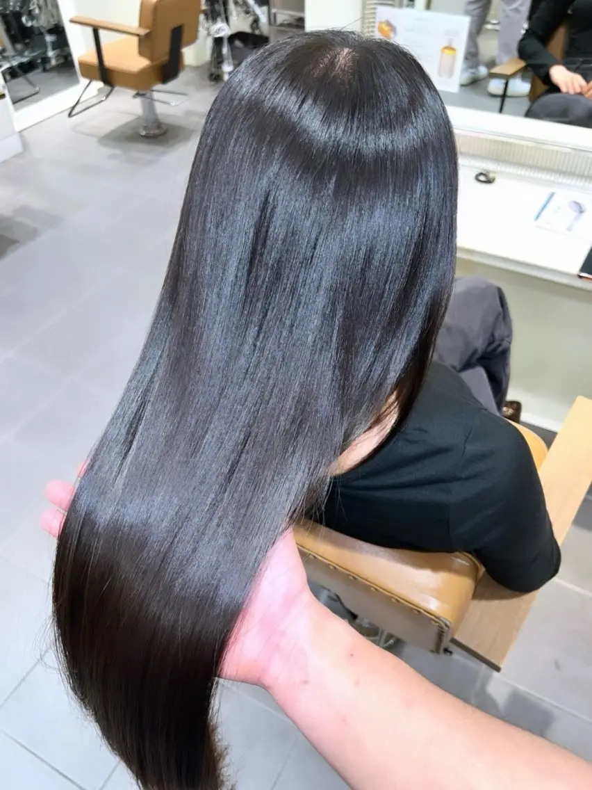 【毎日を楽に】前髪カット＋前髪ストレート＋トリートメント✨の写真