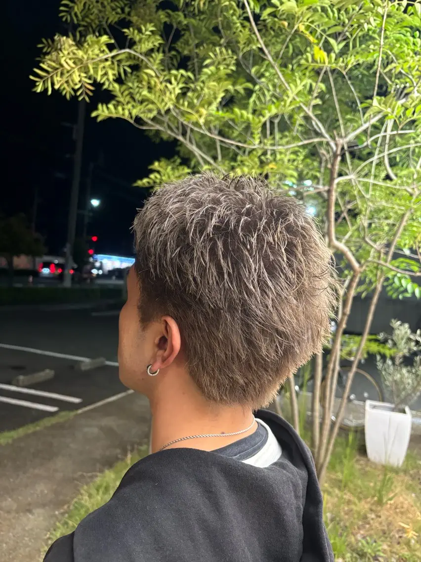 【メンズ限定】カット+ブリーチカラーの写真