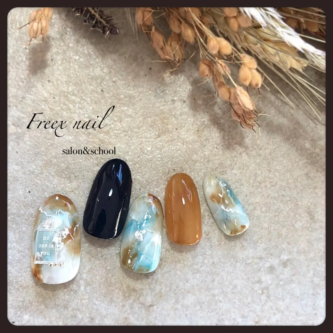 ネイル 大理石ネイル(マーブル) freex nail /ニュアンス/個性派のネイルデザイン