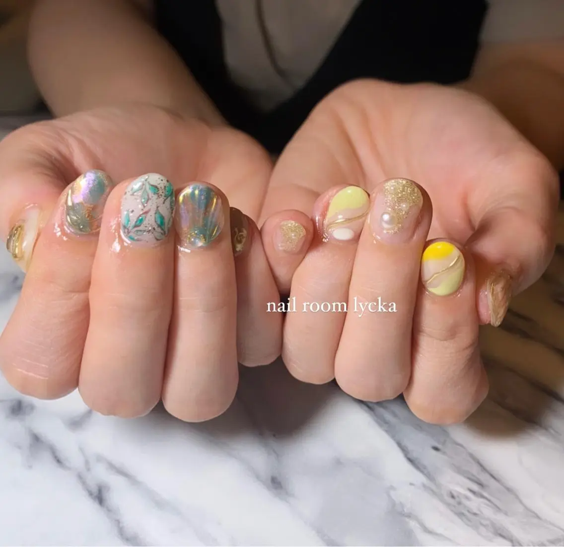 ネイル ﾈｲﾙﾙｰﾑﾘｯｶ 𝐦𝐚𝐲𝐮のネイルデザイン