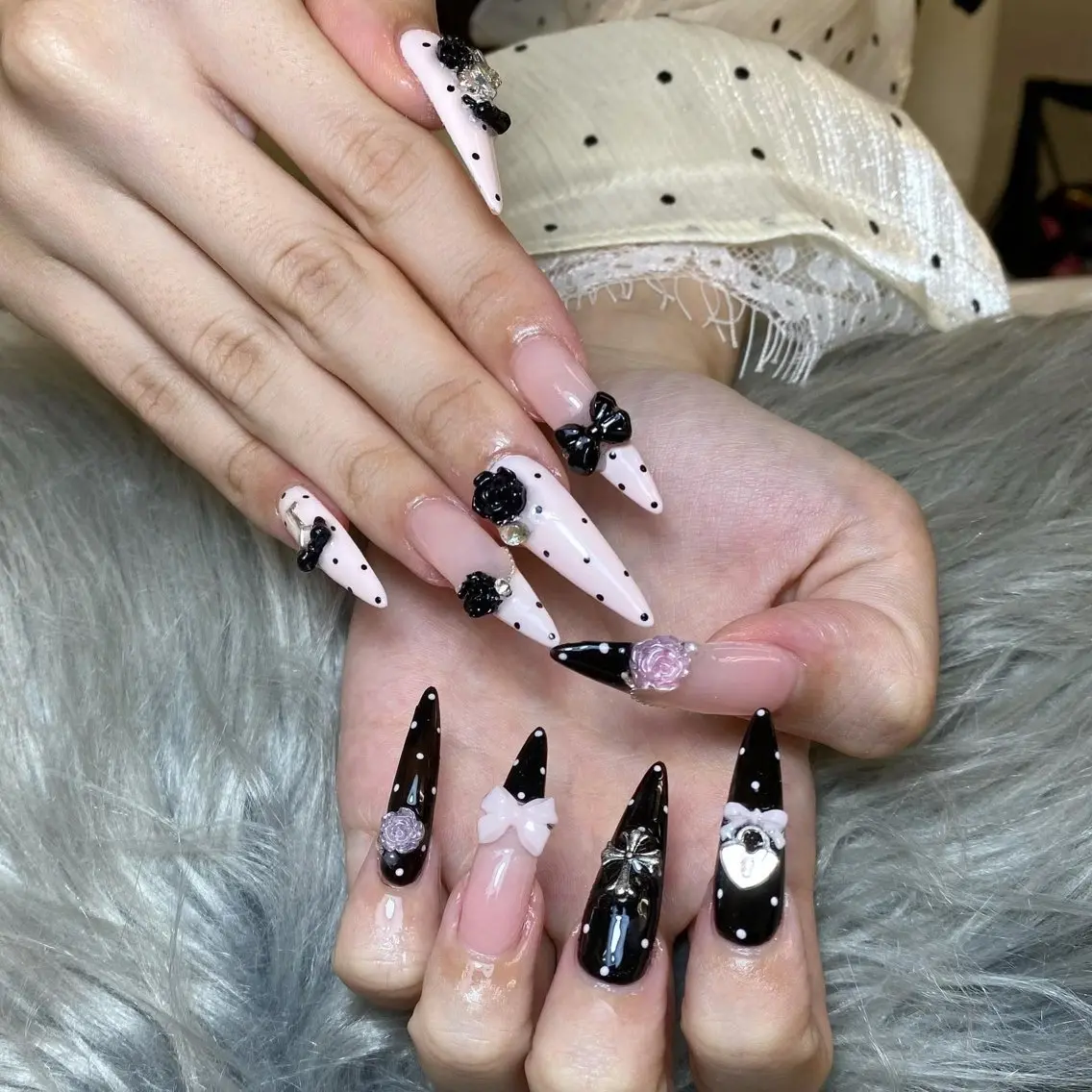 ネイル ANH ゴテゴテネイルのネイルデザイン