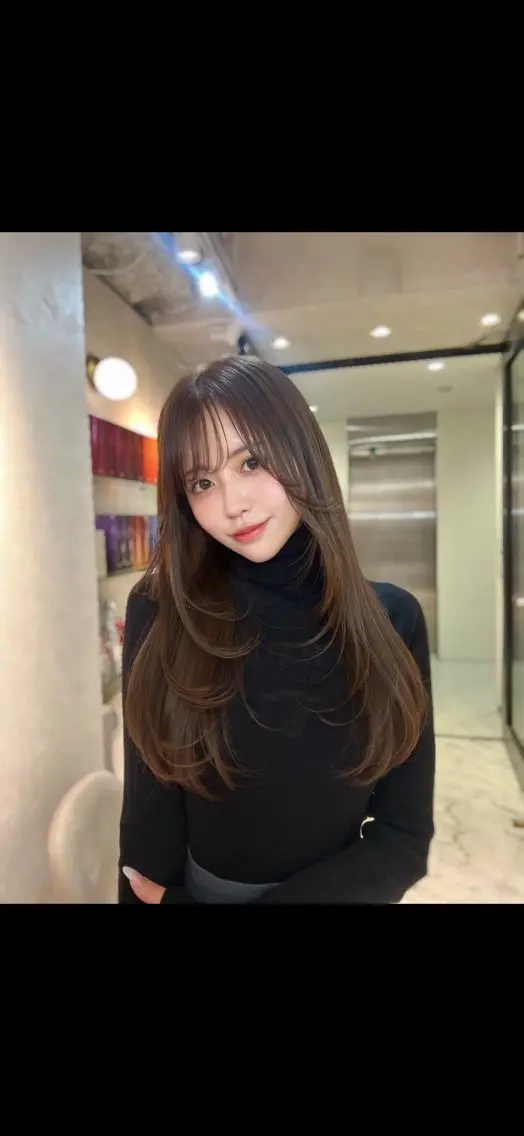 セミロング 田村 聖輝のヘアスタイル