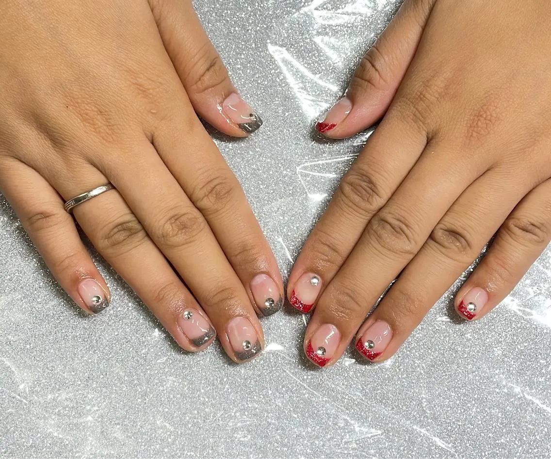ネイル ハンドネイル VIERU 🌈🎀💖のネイルデザイン