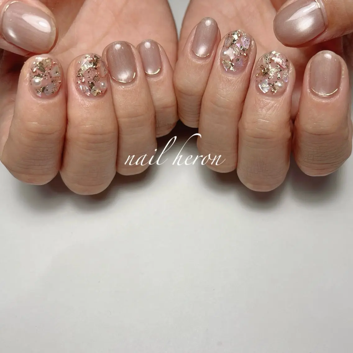 ネイル ハンドネイル saki_ nail heronのネイルデザイン