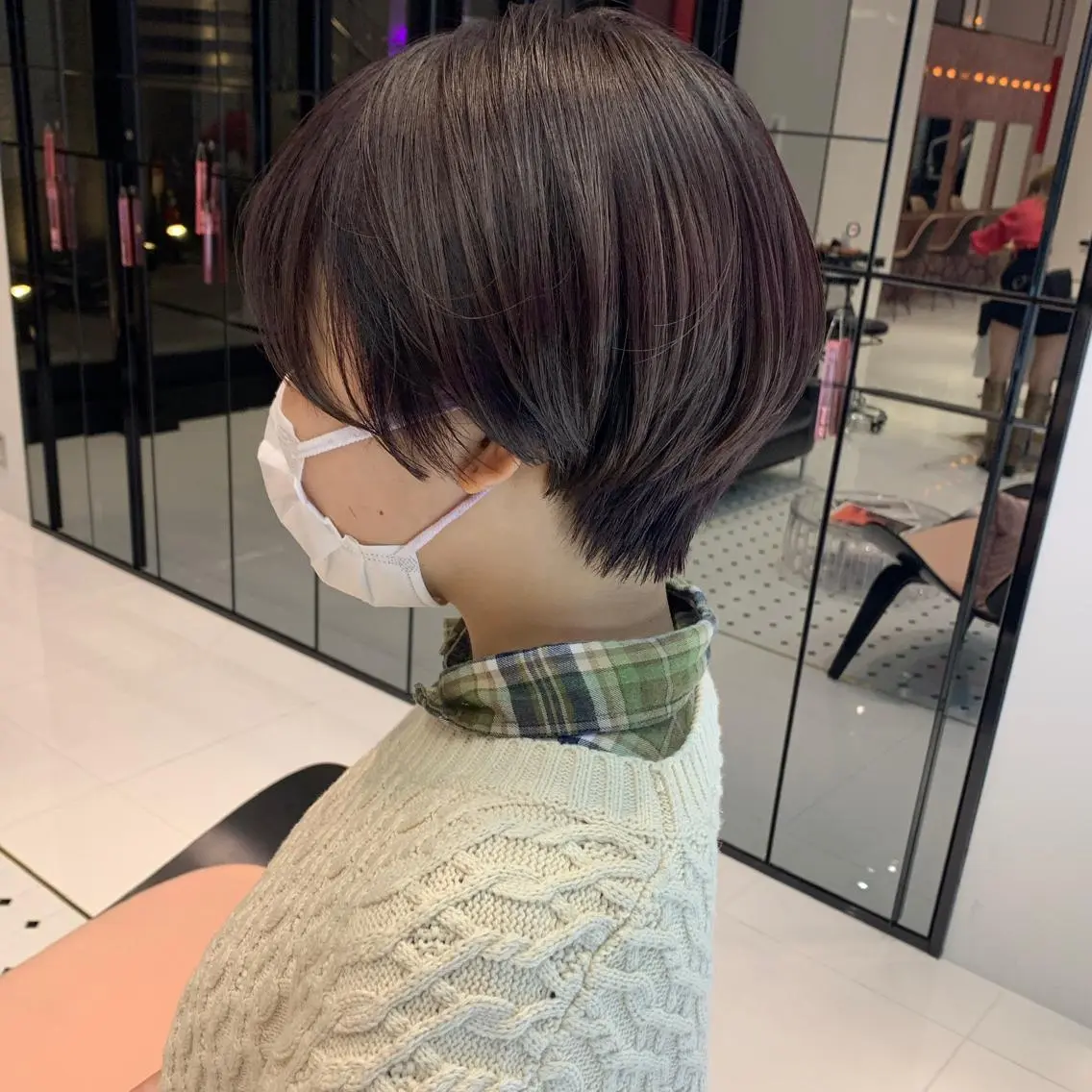 ショート カラー ブラウンカラー ハッシュカット /MANAMIのヘアスタイル