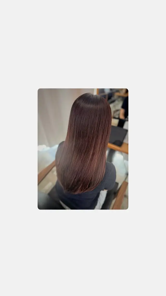 ロング カラー カット ヘアカラー 髪質改善🪽 森川☜ ☜ のヘアスタイル