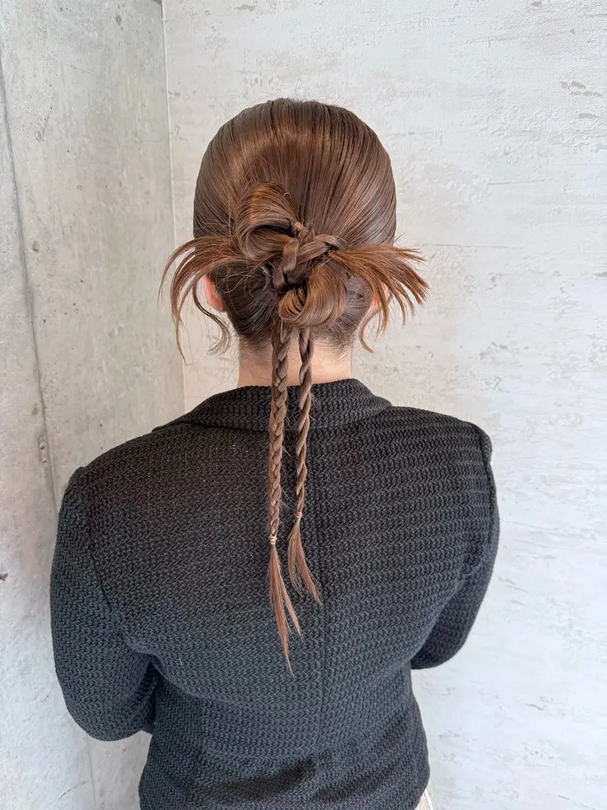 ヘアアレンジ はやしほのか| ヘアセット×カラーのヘアスタイル