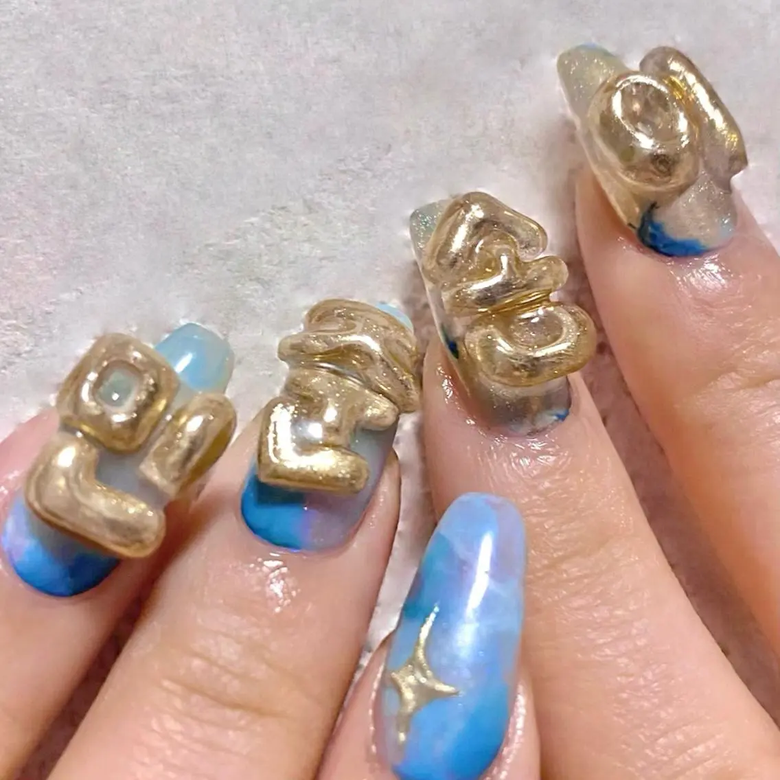 ネイル ハンドネイル Blomeel Nailのネイルデザイン
