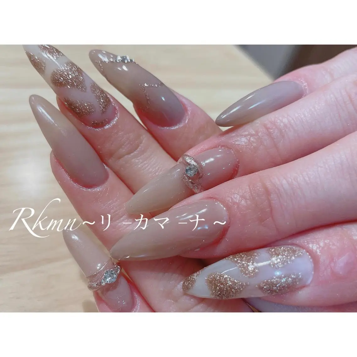 ネイル アートネイル ハート 春ネイル バレンタイン ハンドネイル フットネイル ハンドケア Rkmn ~リ-カマ-ナ~のネイルデザイン