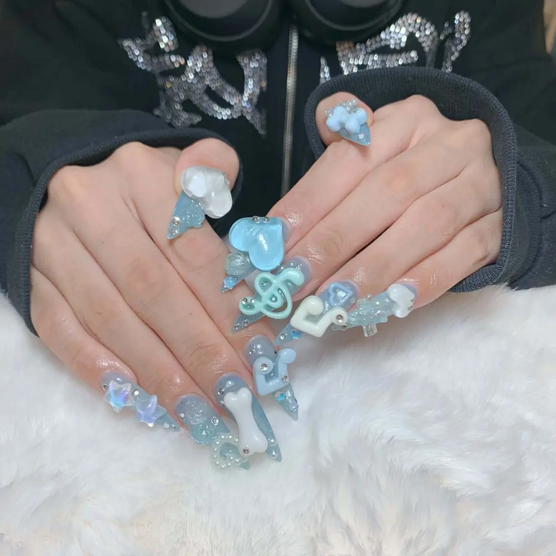 ネイル ハンドネイル ANH NAIL ゴテゴテ専門店💎のネイルデザイン