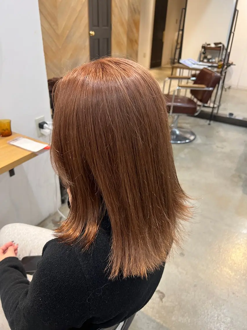カラー beleefric 🩵チセのヘアスタイル
