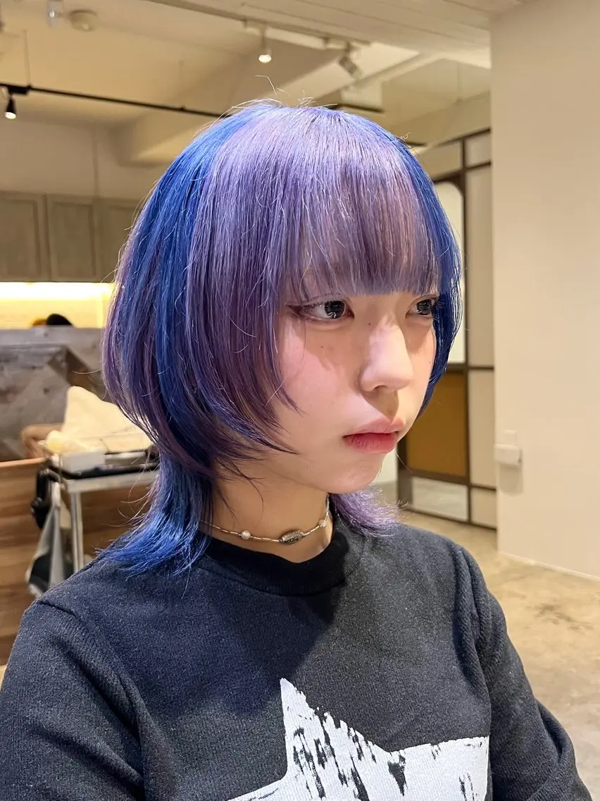 ミディアム カット ヘアカラー トリートメント 🐺ウルフカット特化 ショート募集/今川のヘアスタイル