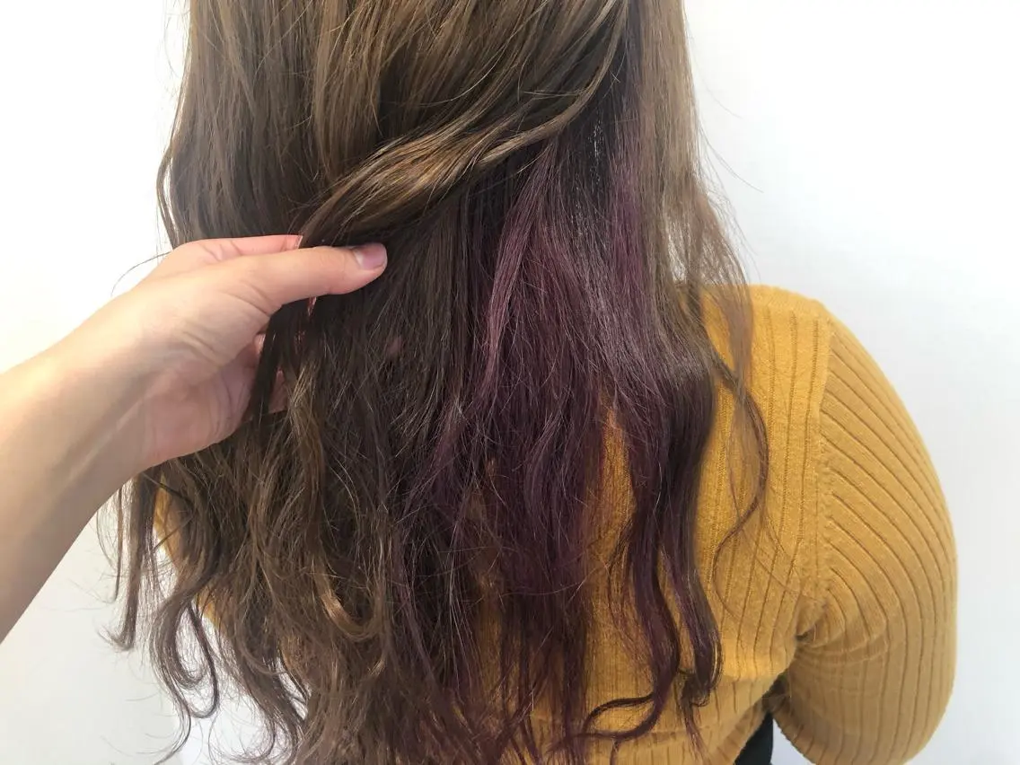 ロング カラー ベージュ指名No1 加賀詩織のヘアスタイル