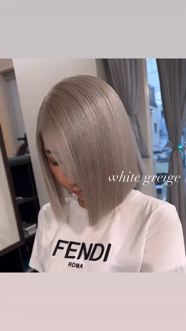 ミディアム カラー カット ヘアカラー トリートメント ヘアセット 💜ハイトーン💛 マジカルかいちゃんのヘアスタイル