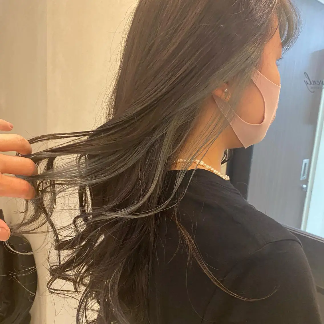 セミロング カット ヘアカラー トリートメント 新宿/顔周りカット +レイヤー＝しずく♩のヘアスタイル
