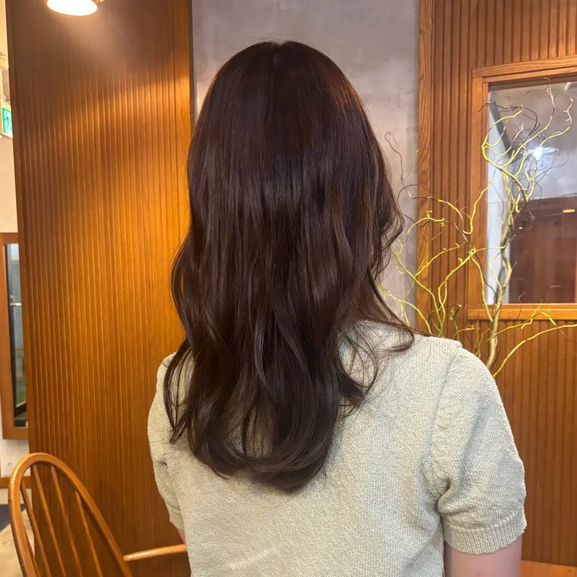 ロング カラー ヘアカラー 透明感/ くるくるパーマミウのヘアスタイル