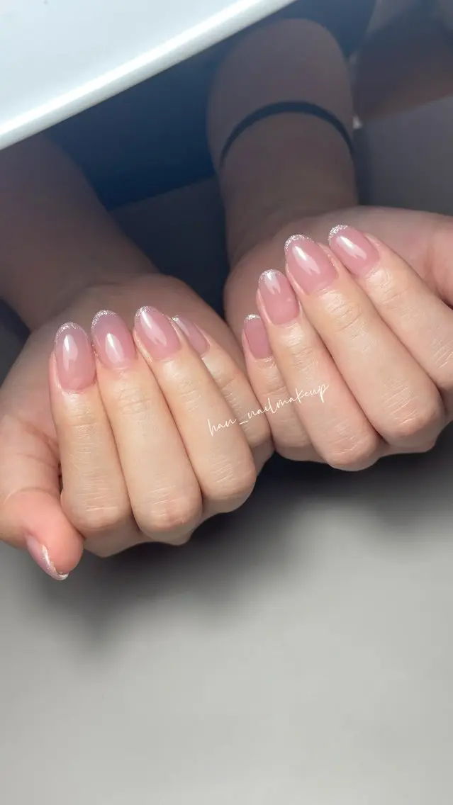 ネイル ラメ(グリッター) ワンカラーネイル ハンドネイル Himari Nail Salonのネイルデザイン
