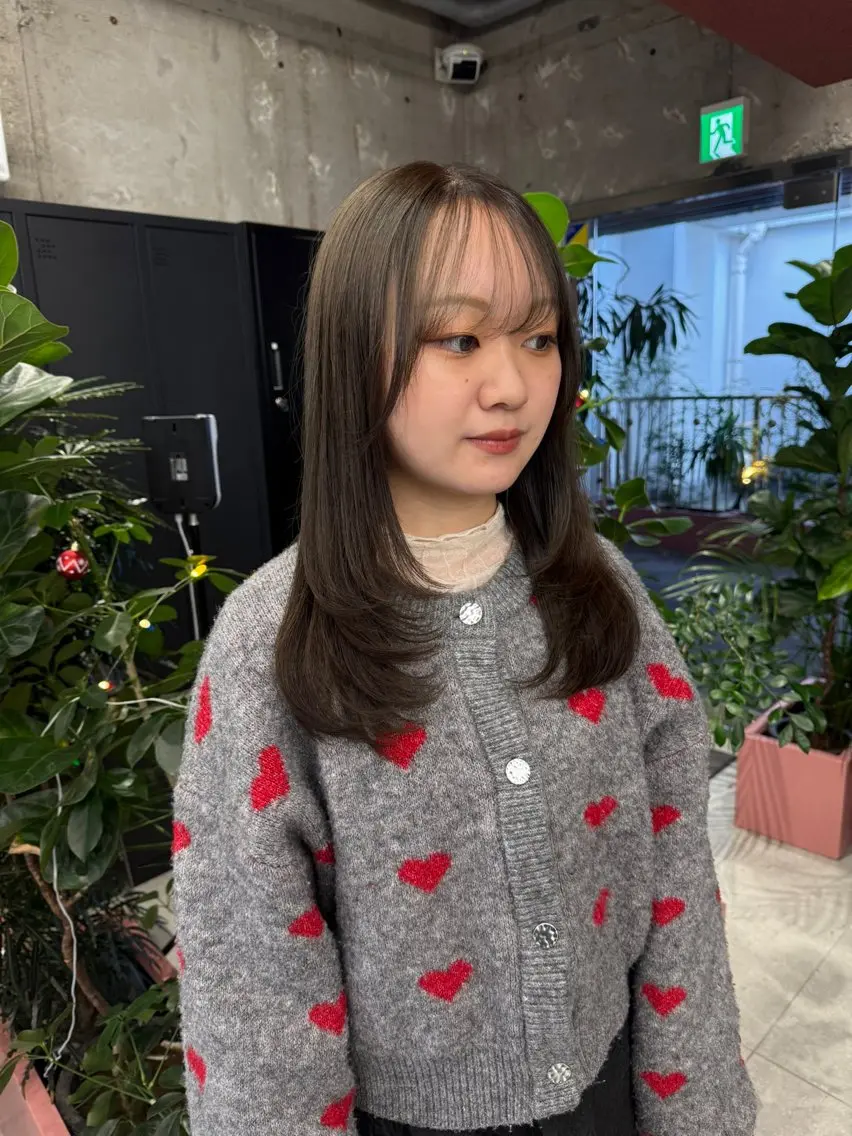 セミロング 【ハッシュレイヤー 】🌷NATSUKIのヘアスタイル