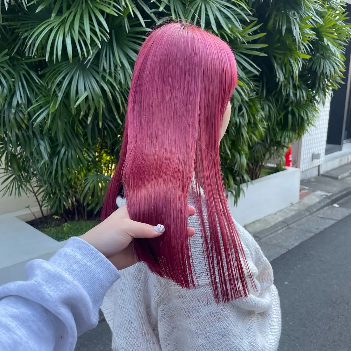 ロング カラー カット ヘアカラー トリートメント 🎀 原宿/ブリーチ 🎀 ♡Reina♡のヘアスタイル