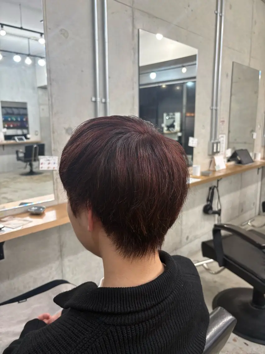 メンズ ヘアカラー 徳 拓身のヘアスタイル