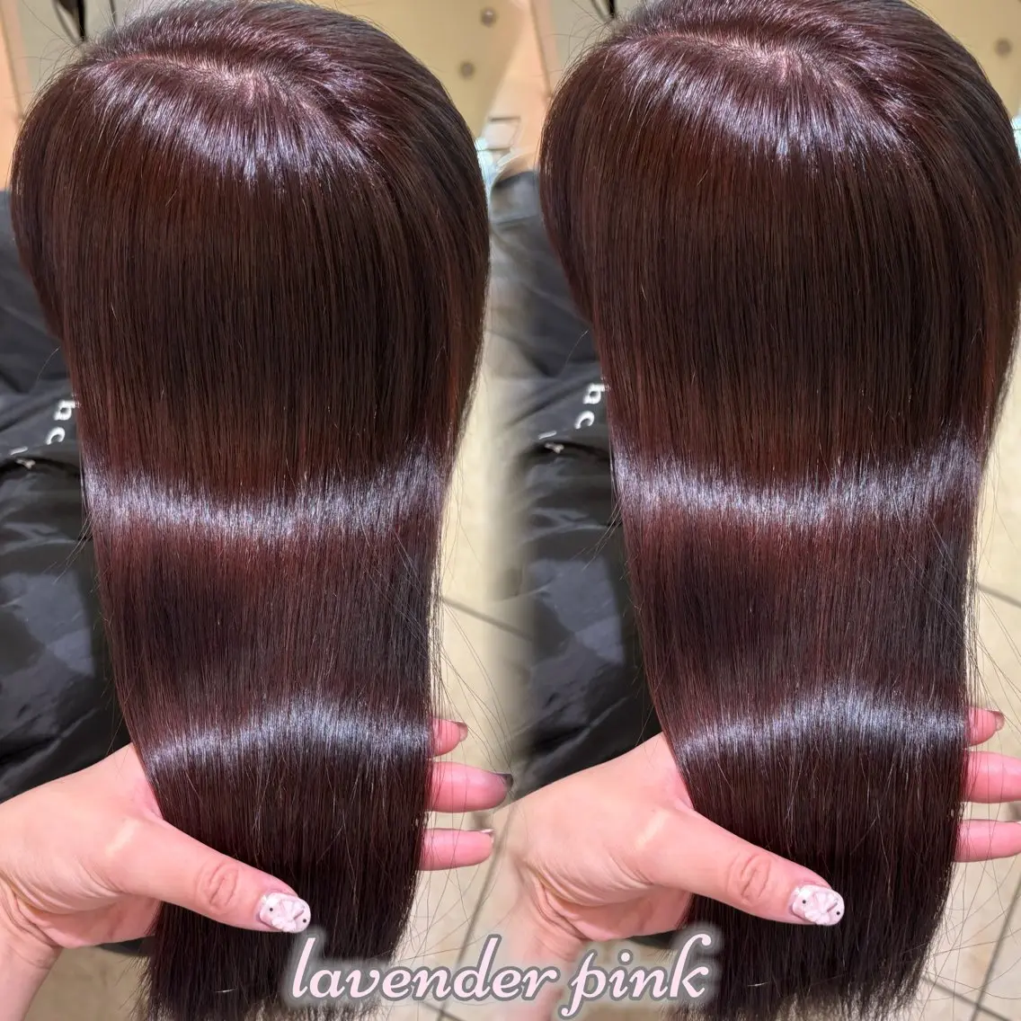 ロング カラー ブリーチ ダブルカラー ラベンダーカラー ラベンダーピンク ブリーチなしカラー ヘアカラー トリートメント 新宿/艶カラー 🎀韓国ヘアKANAのヘアスタイル