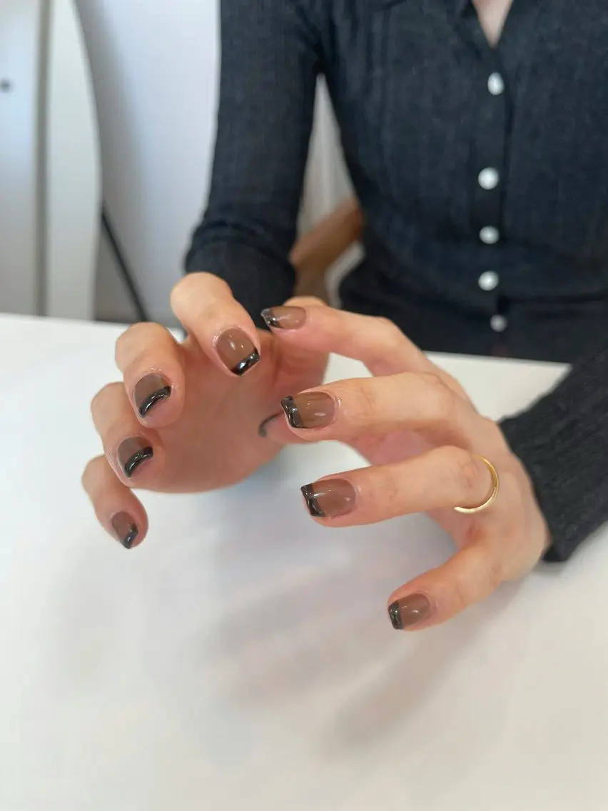 ネイル フレンチネイル pownini nailのネイルデザイン