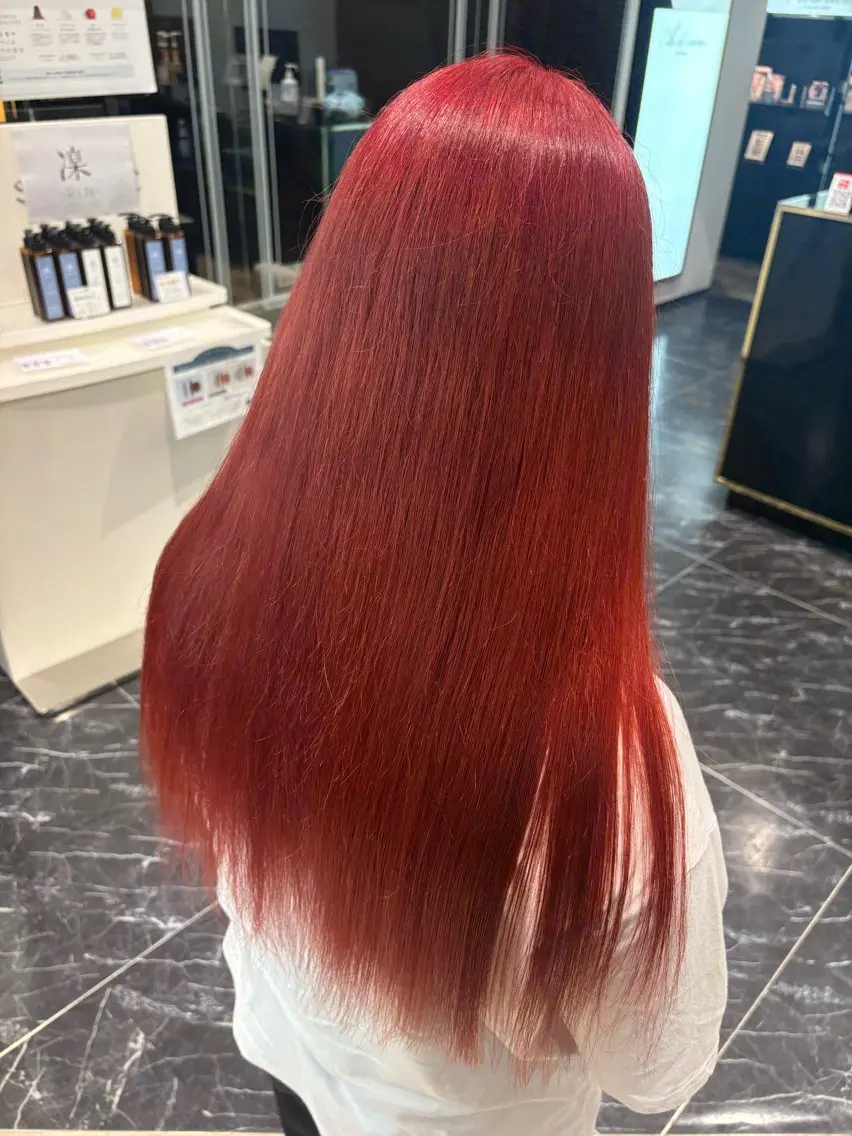 ロング 韓国風ヘア 石崎 瀬那のヘアスタイル