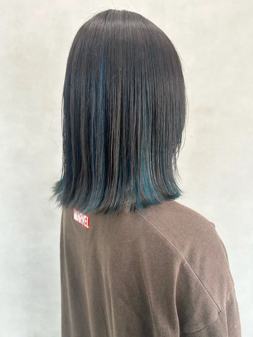 💜ブリーチ込み💜インナーカラー➕1steptreatment🫧︎︎☁の写真