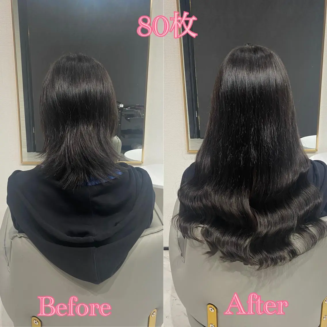 ショート シールエクステ エクステ エクステ シールエクステ ♡SAORI♡のヘアスタイル
