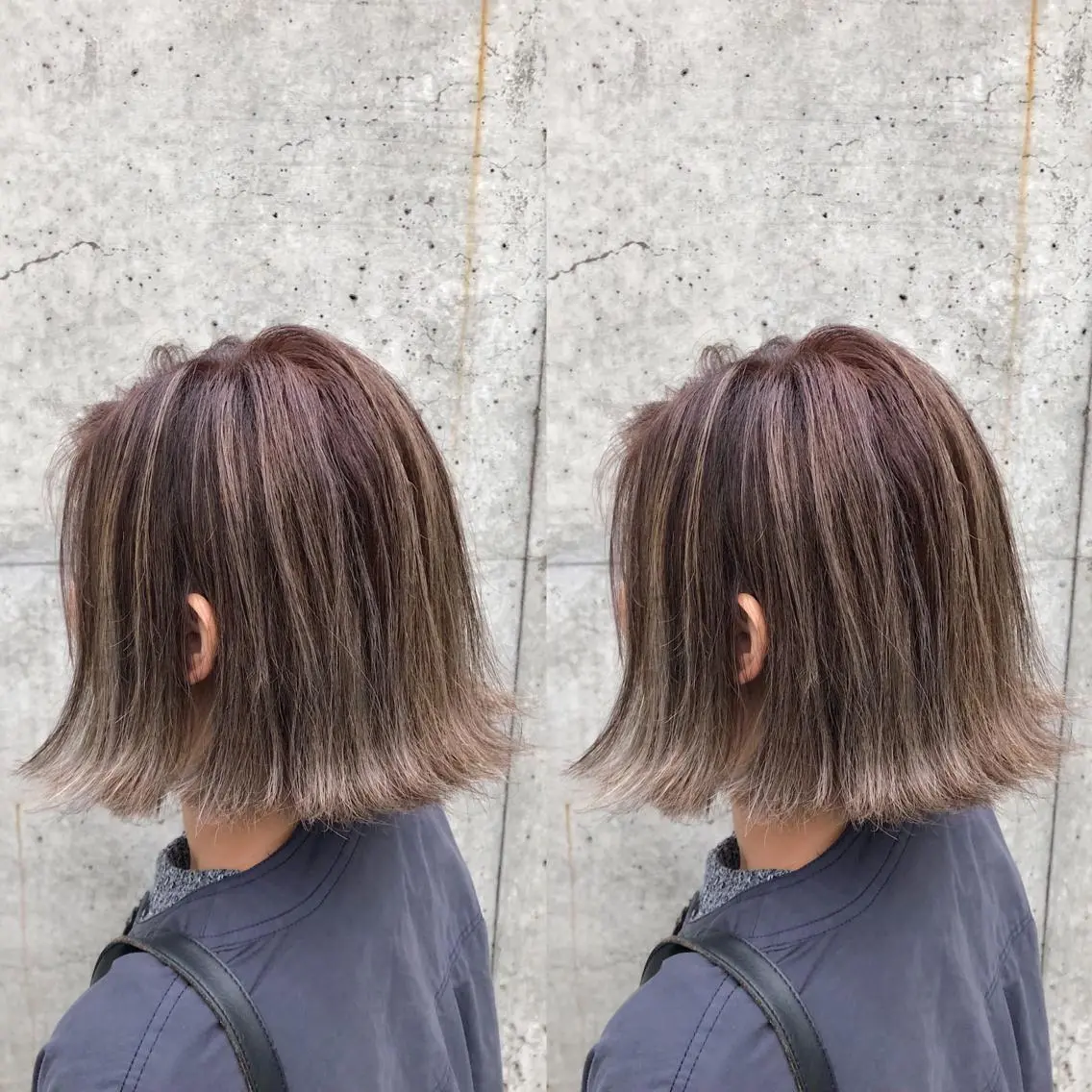 ショート カラー ヘアアレンジ メンズ キッズ メンズハイライト ハイライトカラー ハイライト 💟Chloe原宿店 🩶ハイトーンのヘアスタイル